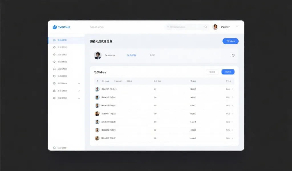 信息展示页面设想图