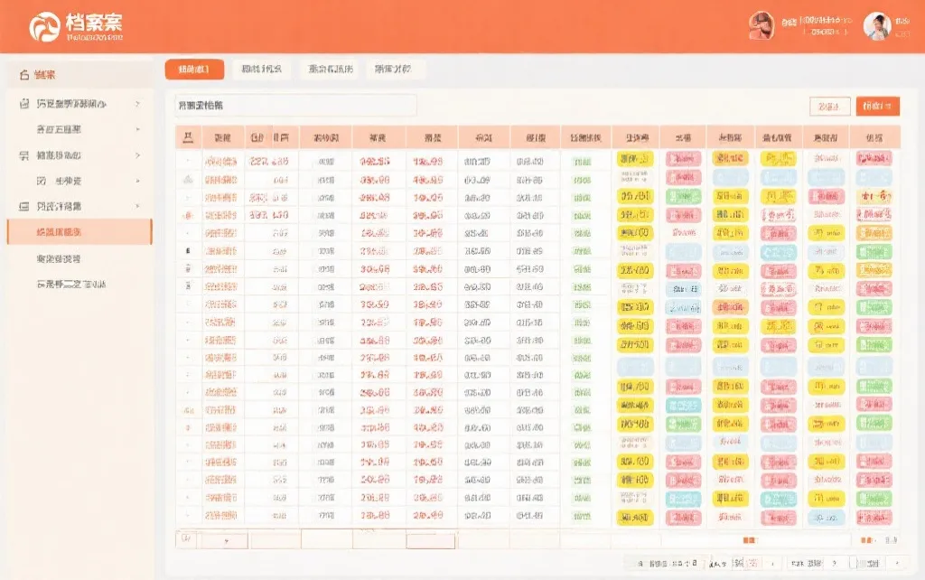 历史开奖归档页面结构示意